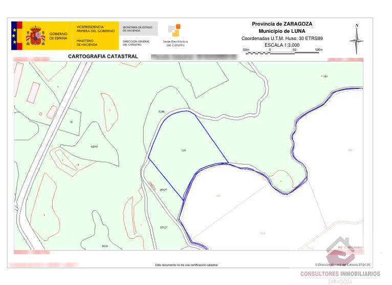 Venta de terreno en Luna