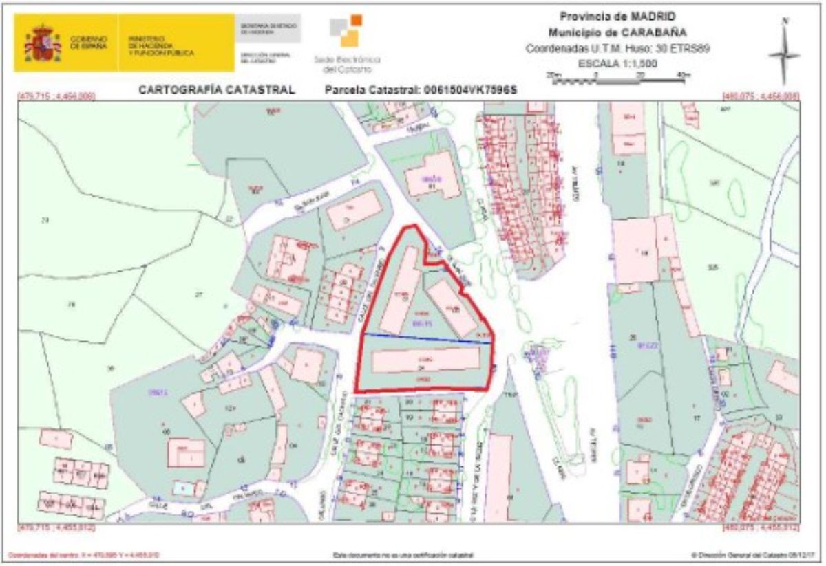 Venta de terreno en Carabaña