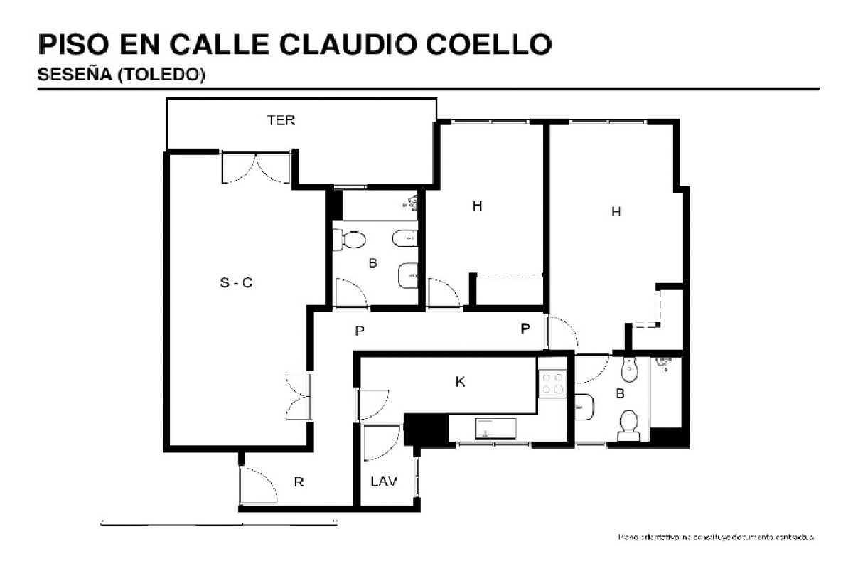 Venta de piso en Seseña