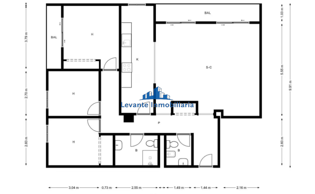 For sale of flat in Valencia