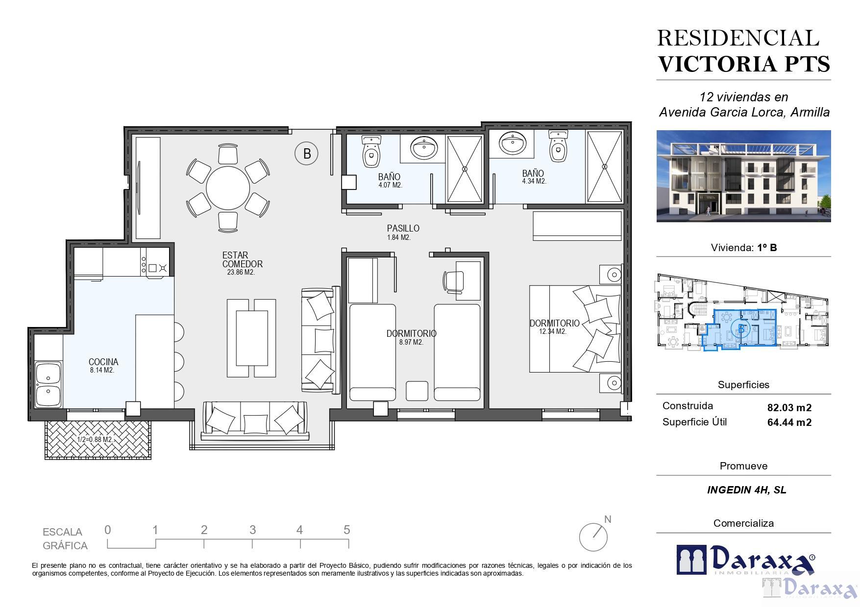 Venta de piso en Armilla