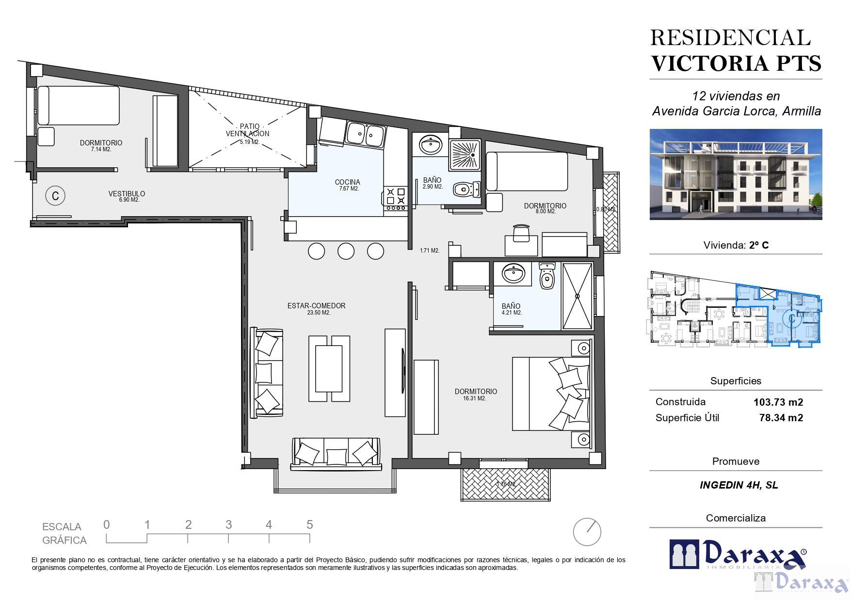 Venta de piso en Armilla