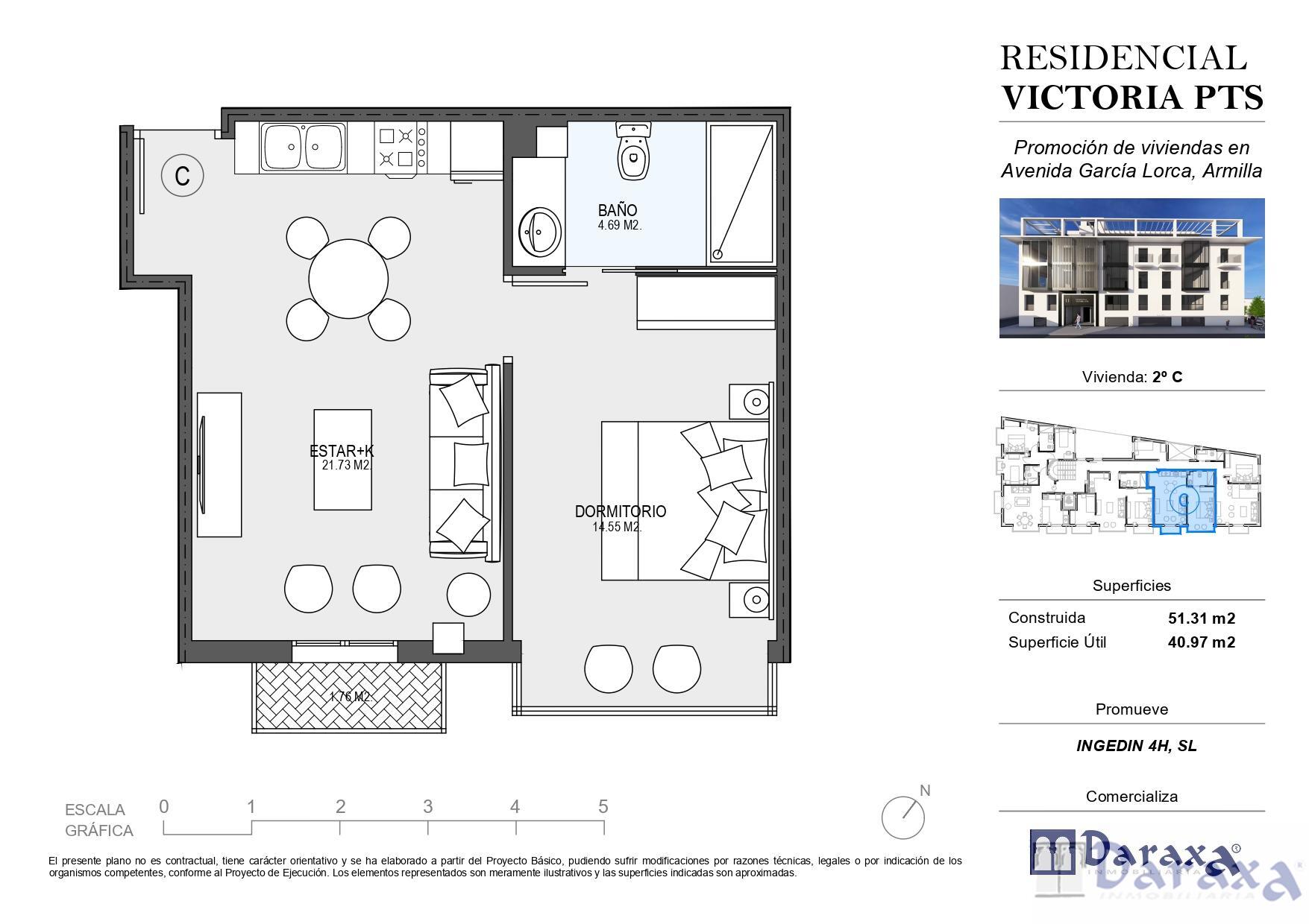 Venta de piso en Armilla