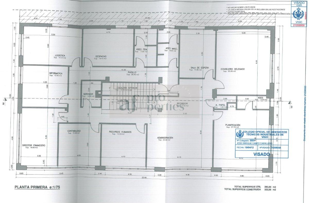 For sale of industrial plant/warehouse in Vigo