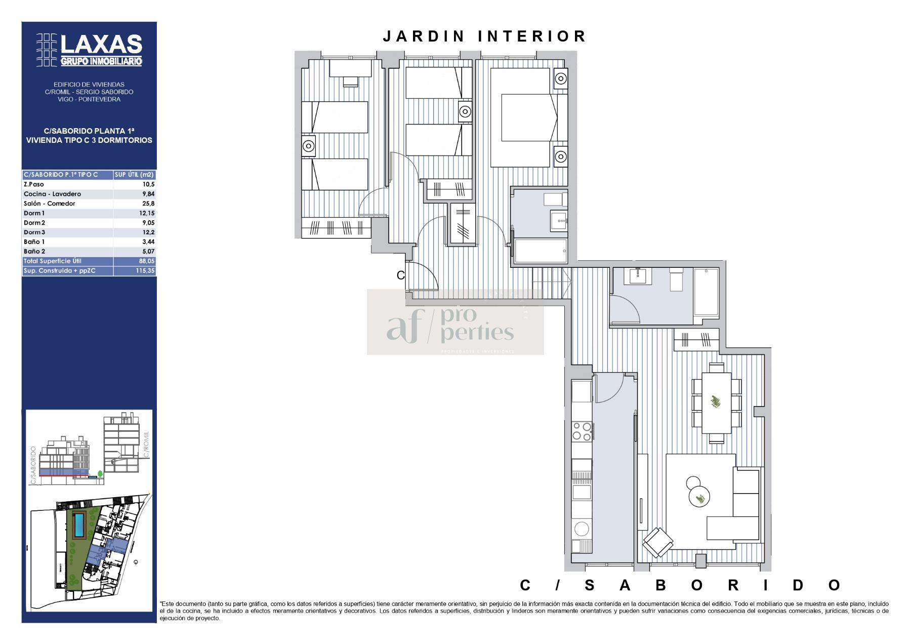 For sale of flat in Vigo