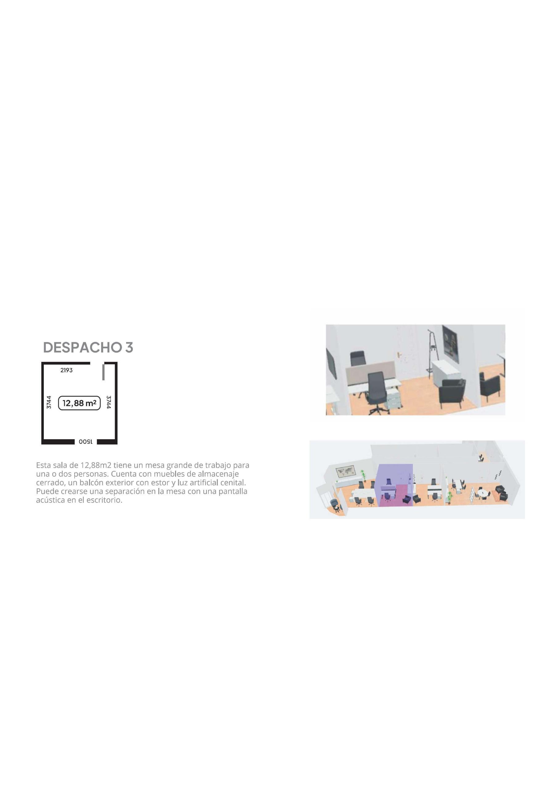 For rent of office in Valencia