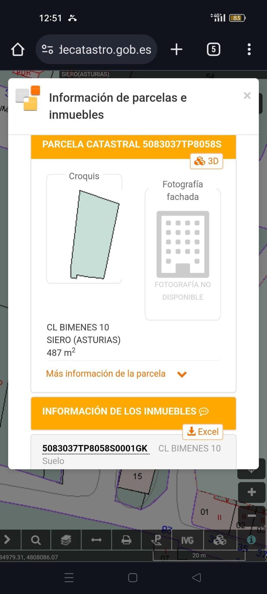 Venta de terreno en Siero