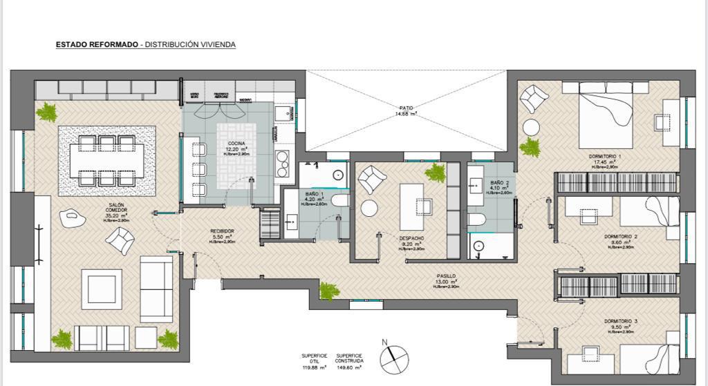 For sale of flat in Salamanca