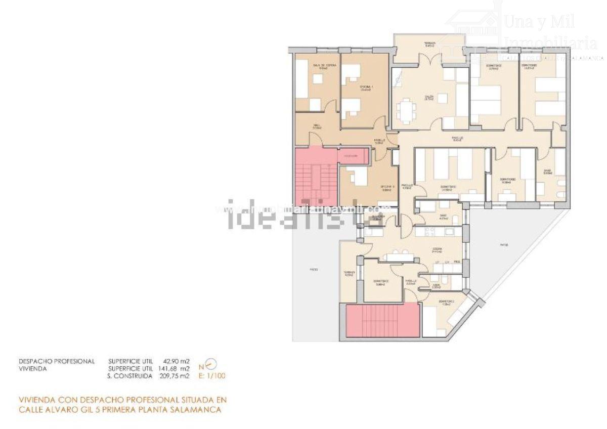 For rent of flat in Salamanca