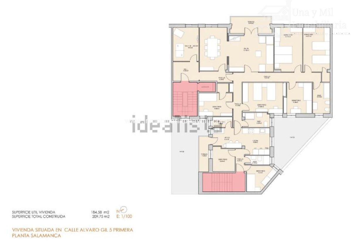 For rent of flat in Salamanca