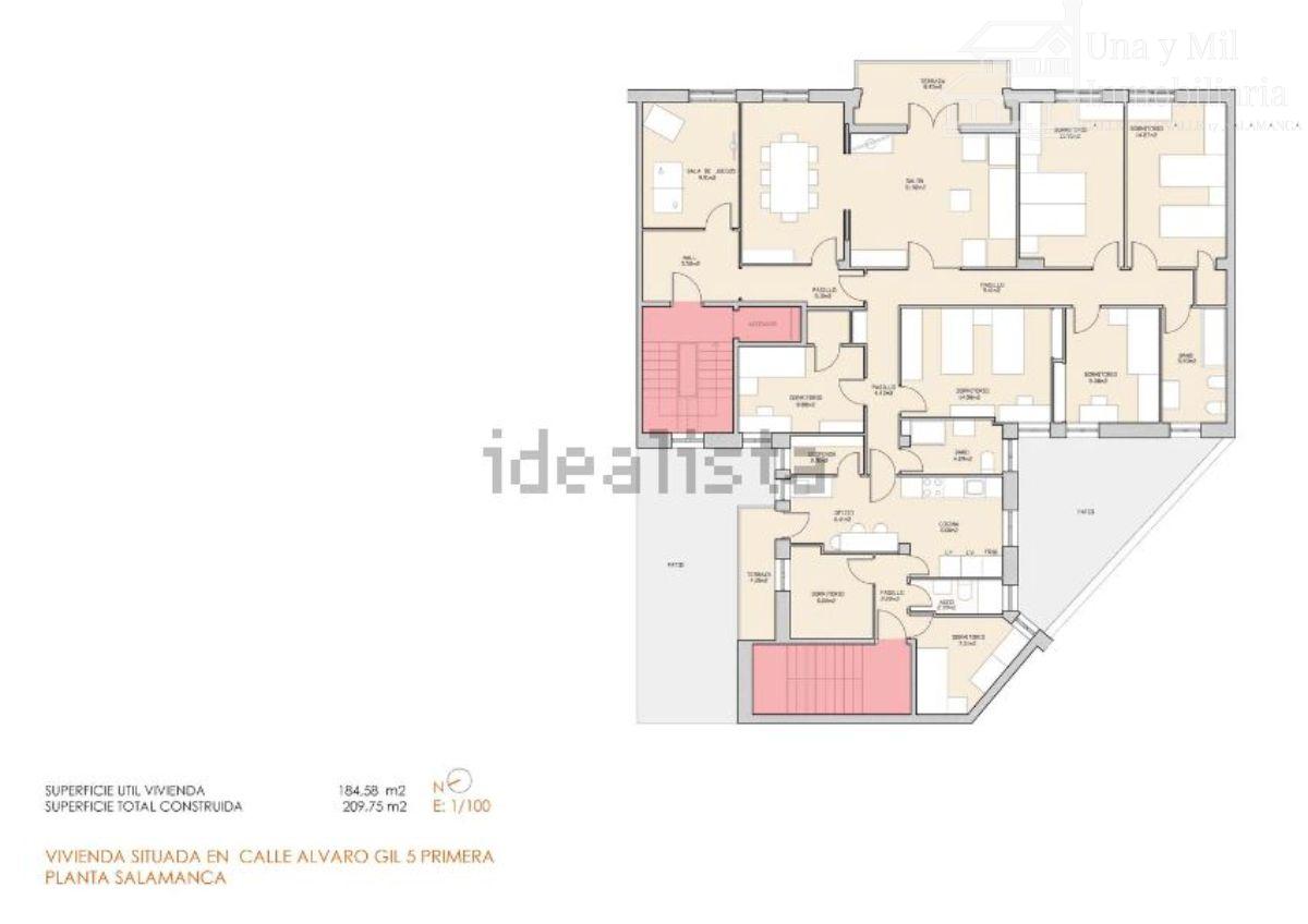 For rent of flat in Salamanca