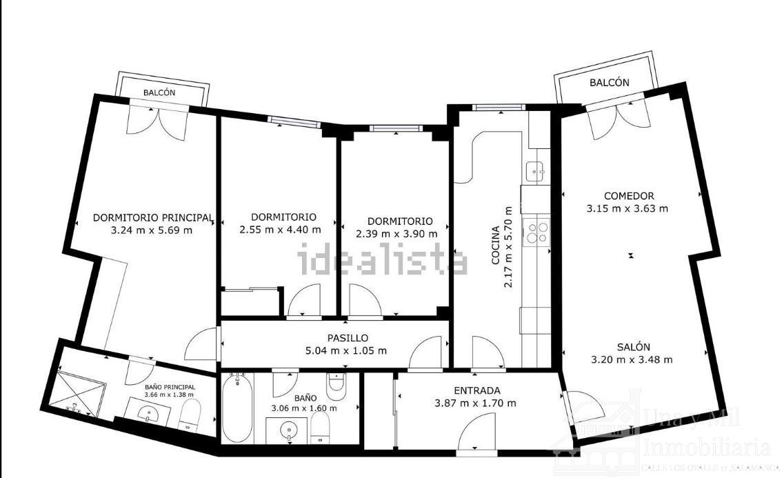 For sale of flat in Carbajosa de la Sagrada