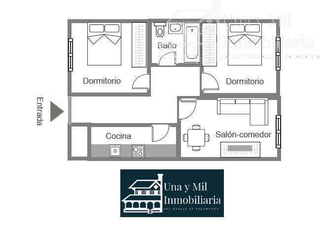 For sale of flat in Castellanos de Moriscos
