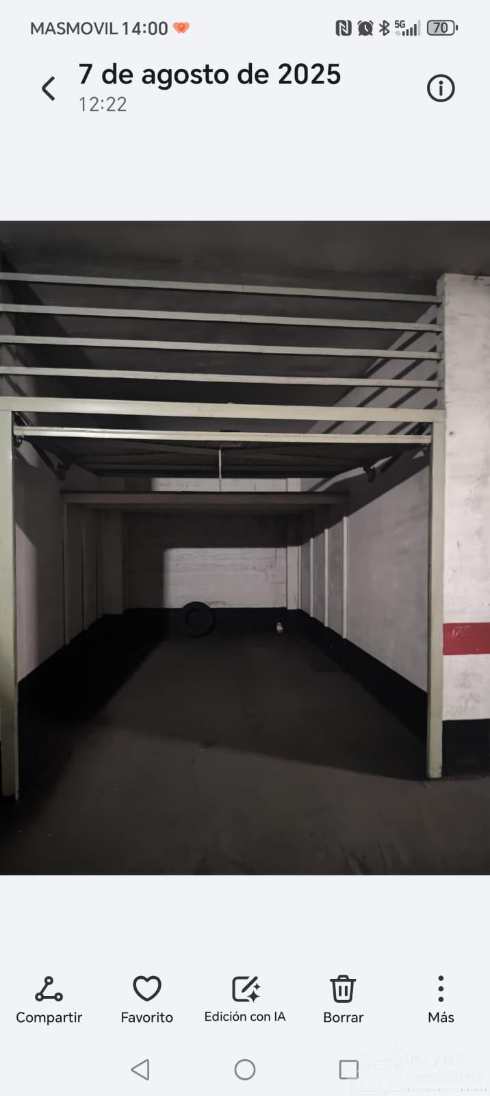 Venta de garaje en Salamanca