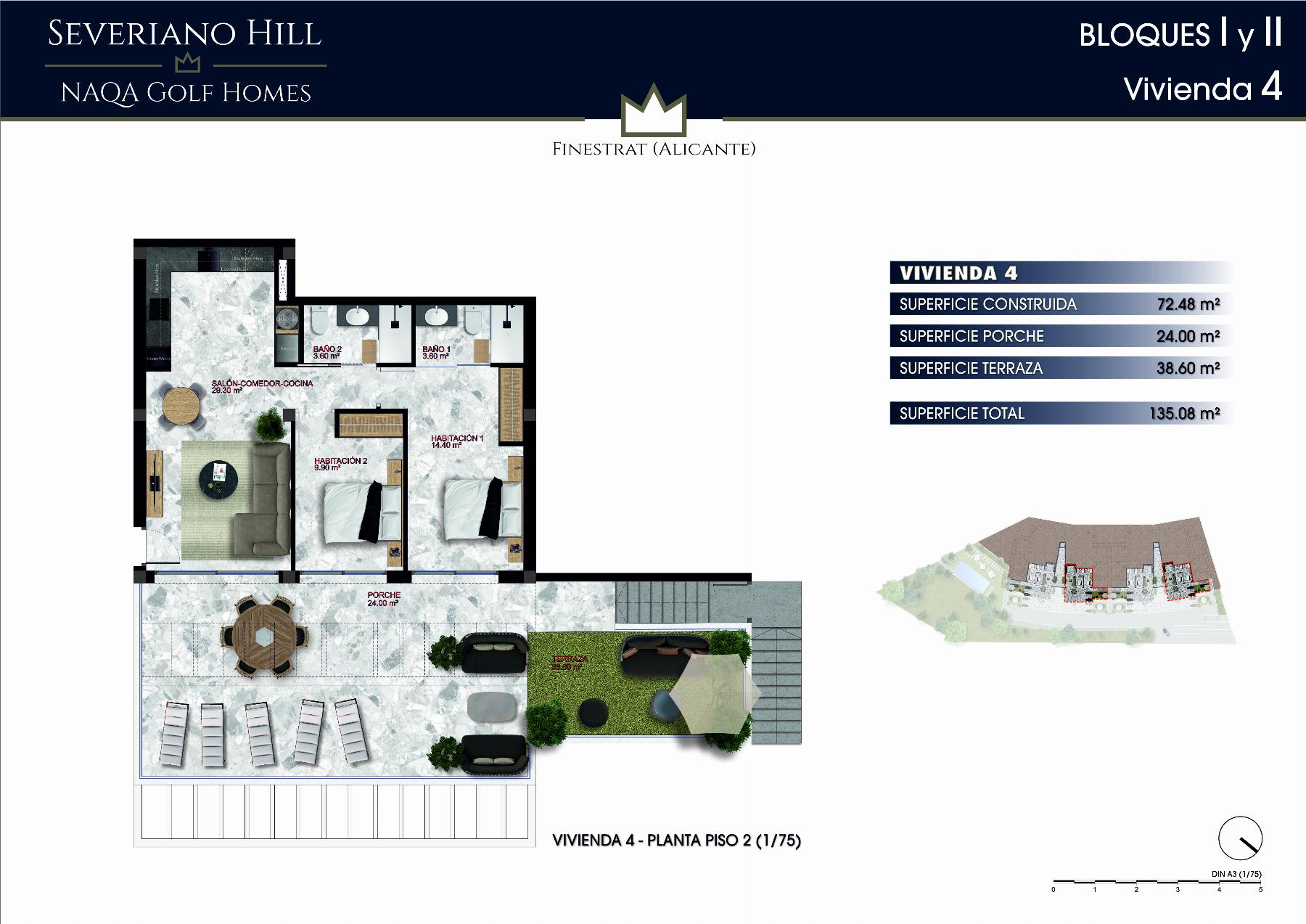 For sale of apartment in Finestrat