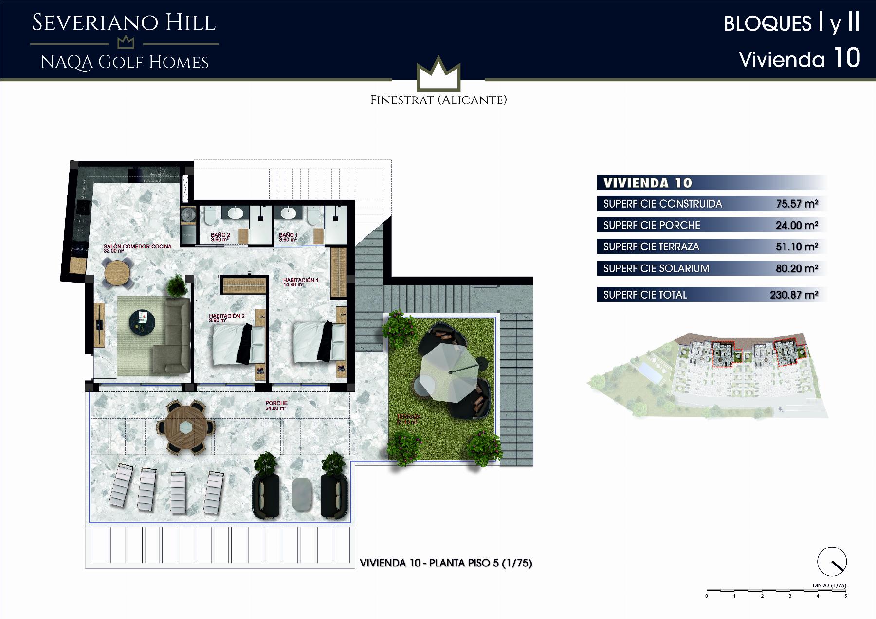 For sale of apartment in Finestrat