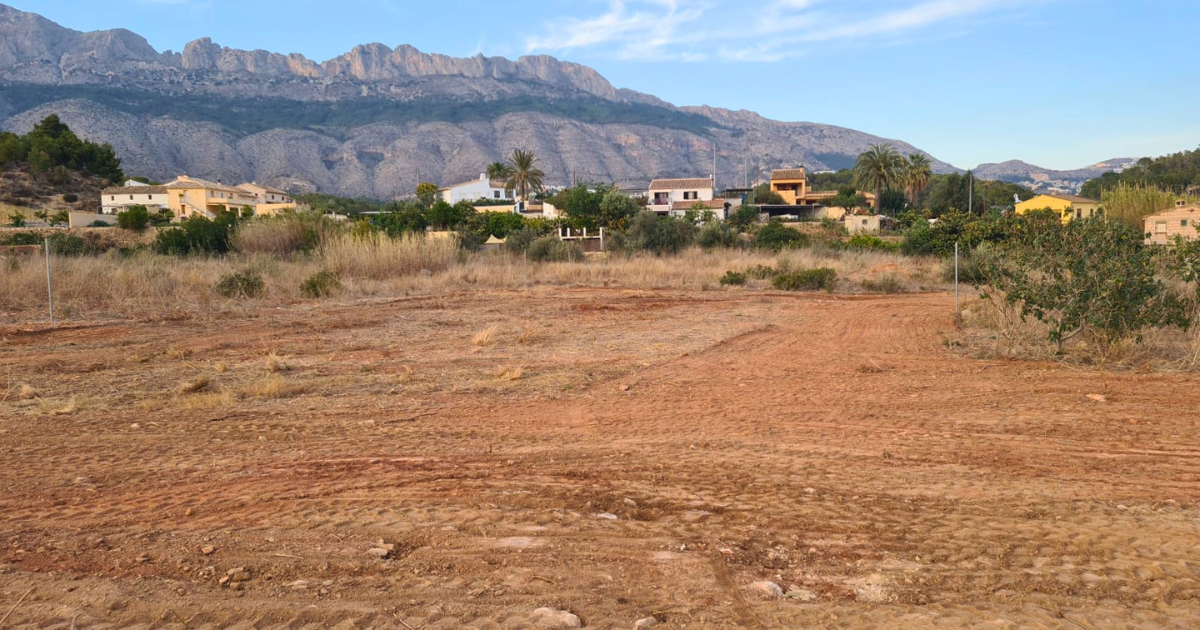 Venta de terreno en Altea