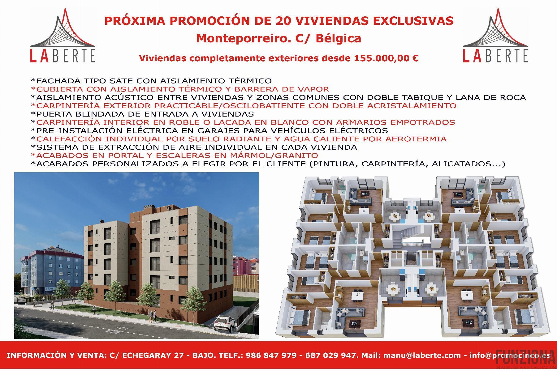 Venta de obra nueva en Pontevedra