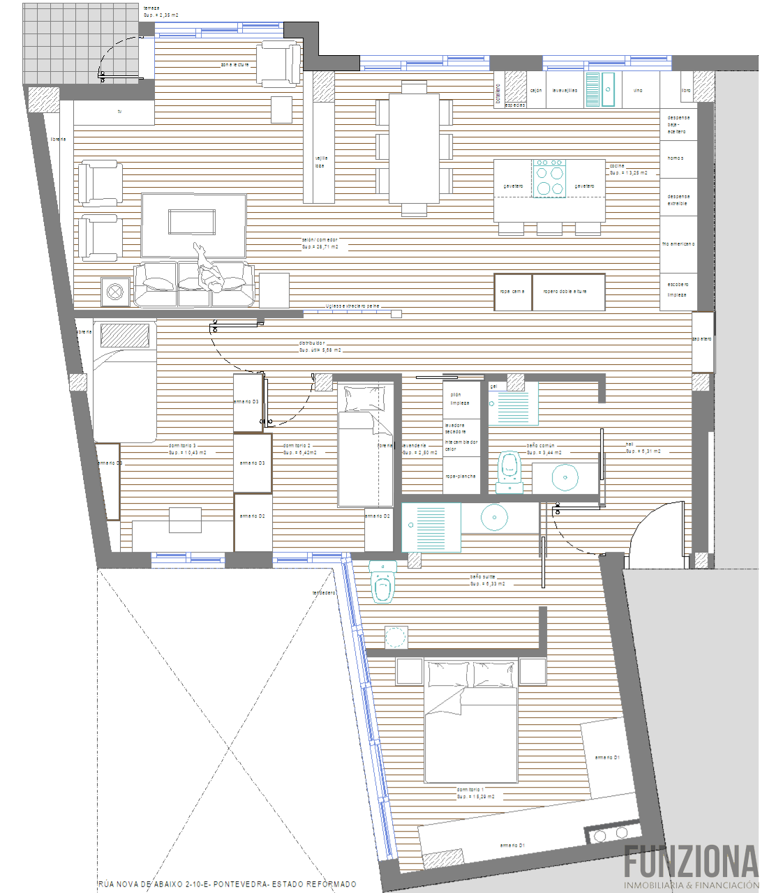 Alquiler de piso en Pontevedra