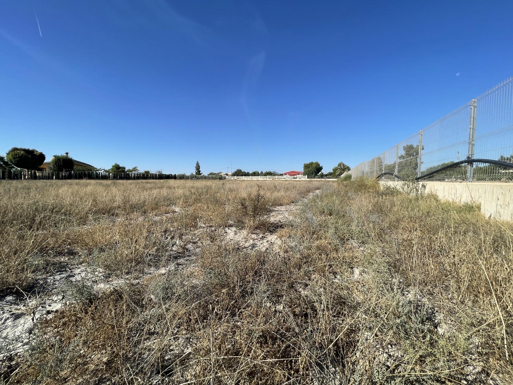 For sale of land in Lorca