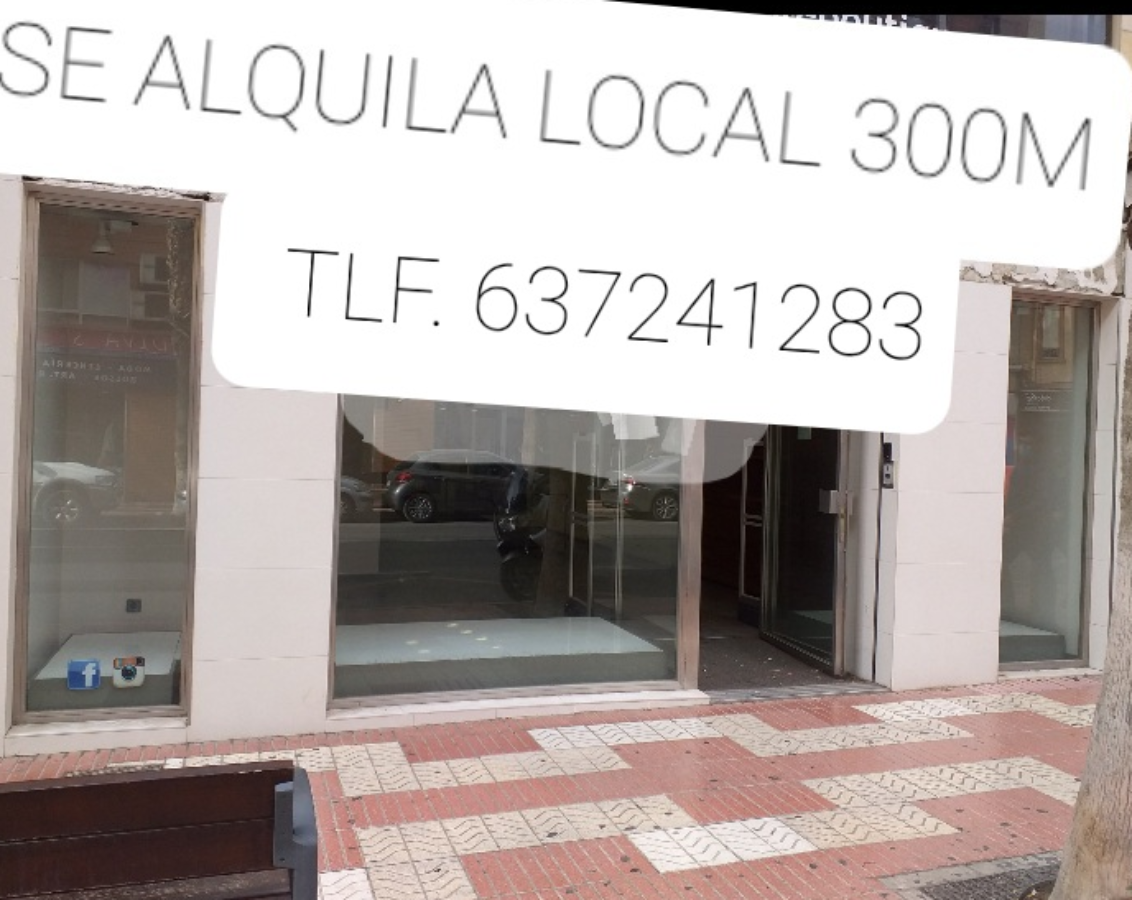 For rent of commercial in San Vicente del Raspeig