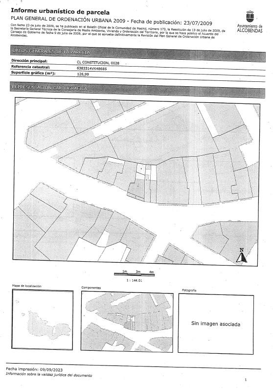 Venta de terreno en Alcobendas