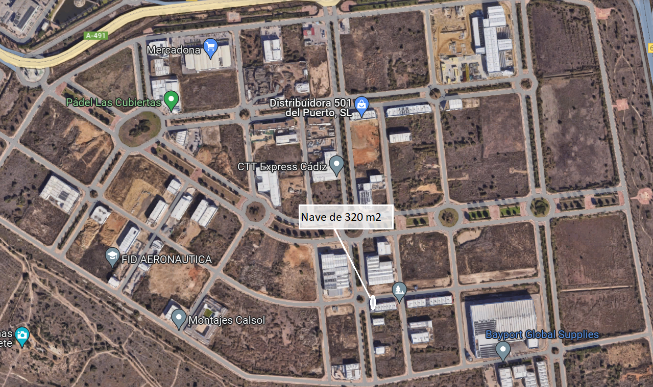 Venta de nave industrial en El Puerto de Santa María