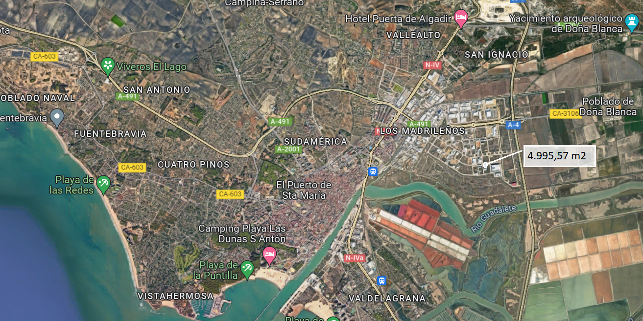 Venta de terreno en El Puerto de Santa María