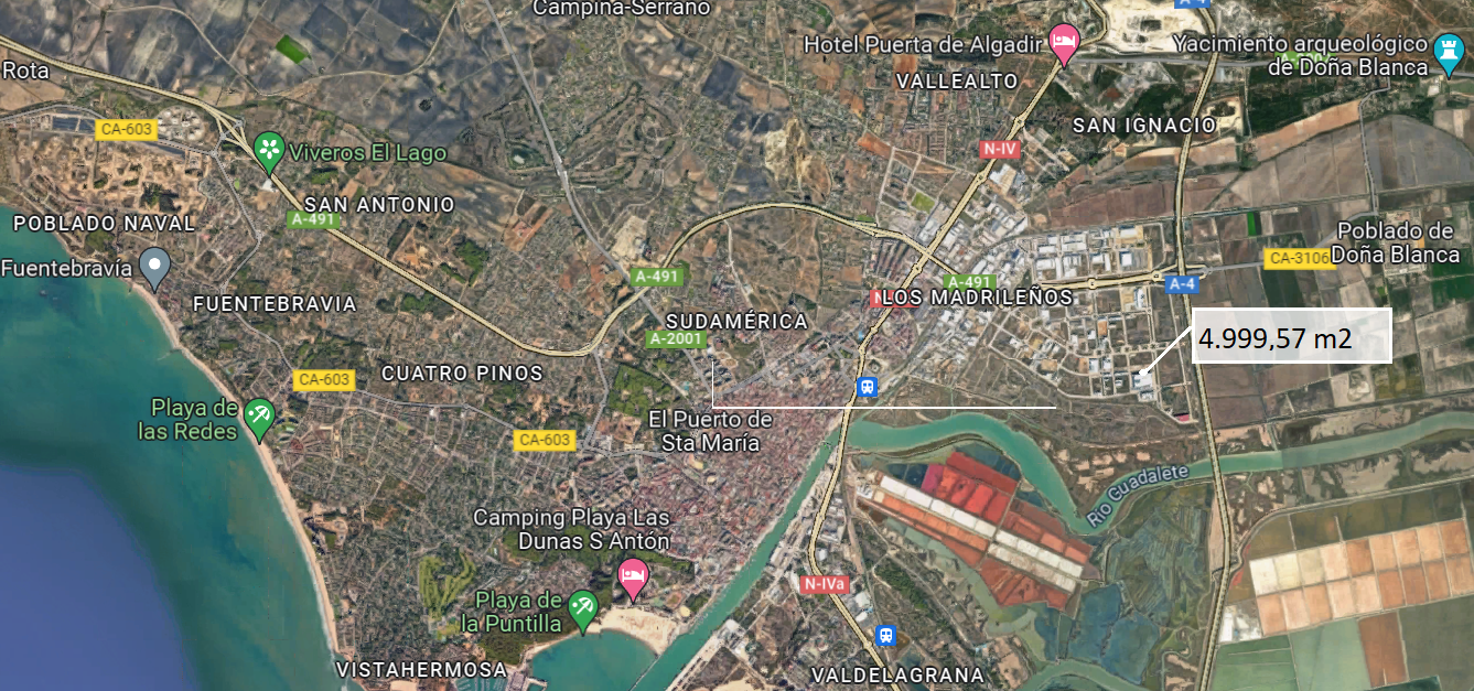 For sale of land in El Puerto de Santa María