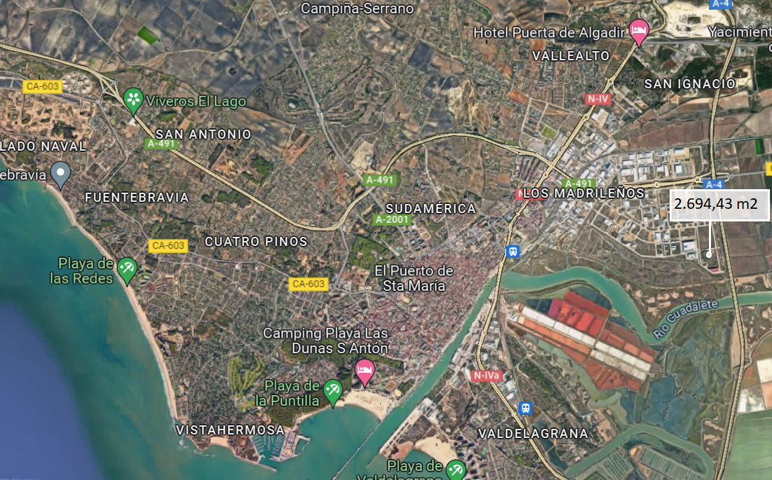 Venta de terreno en El Puerto de Santa María