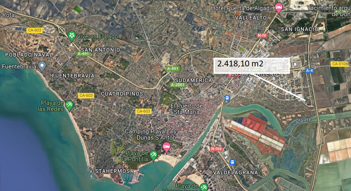 For sale of land in El Puerto de Santa María