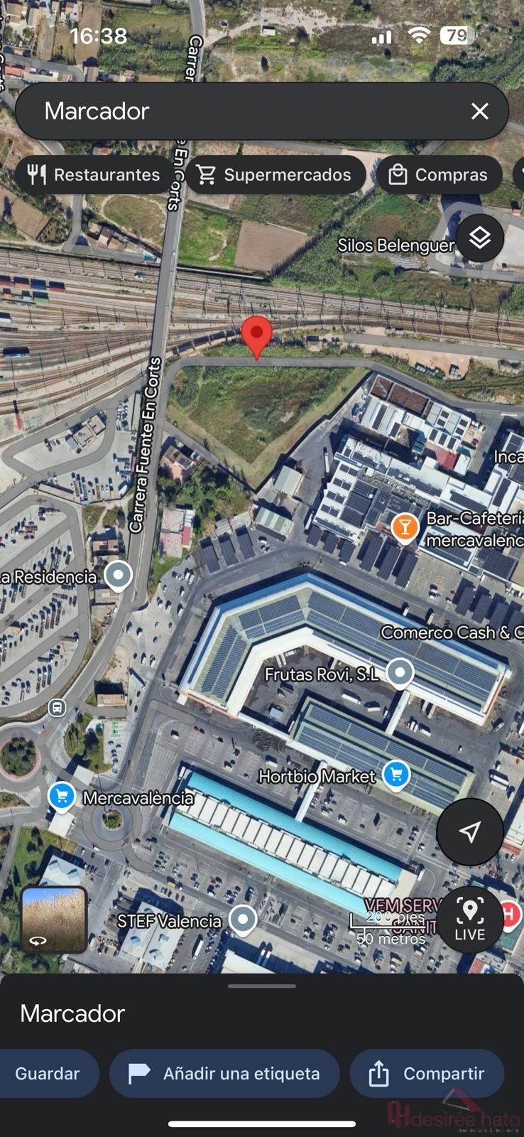 Zu verkaufen von grundstück in
 Valencia