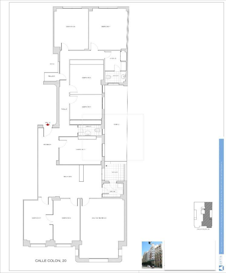 For rent of office in Valencia