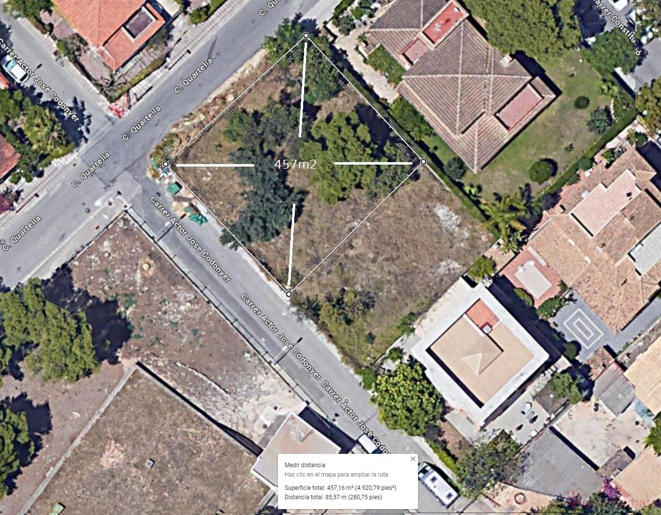 For sale of land in Godella