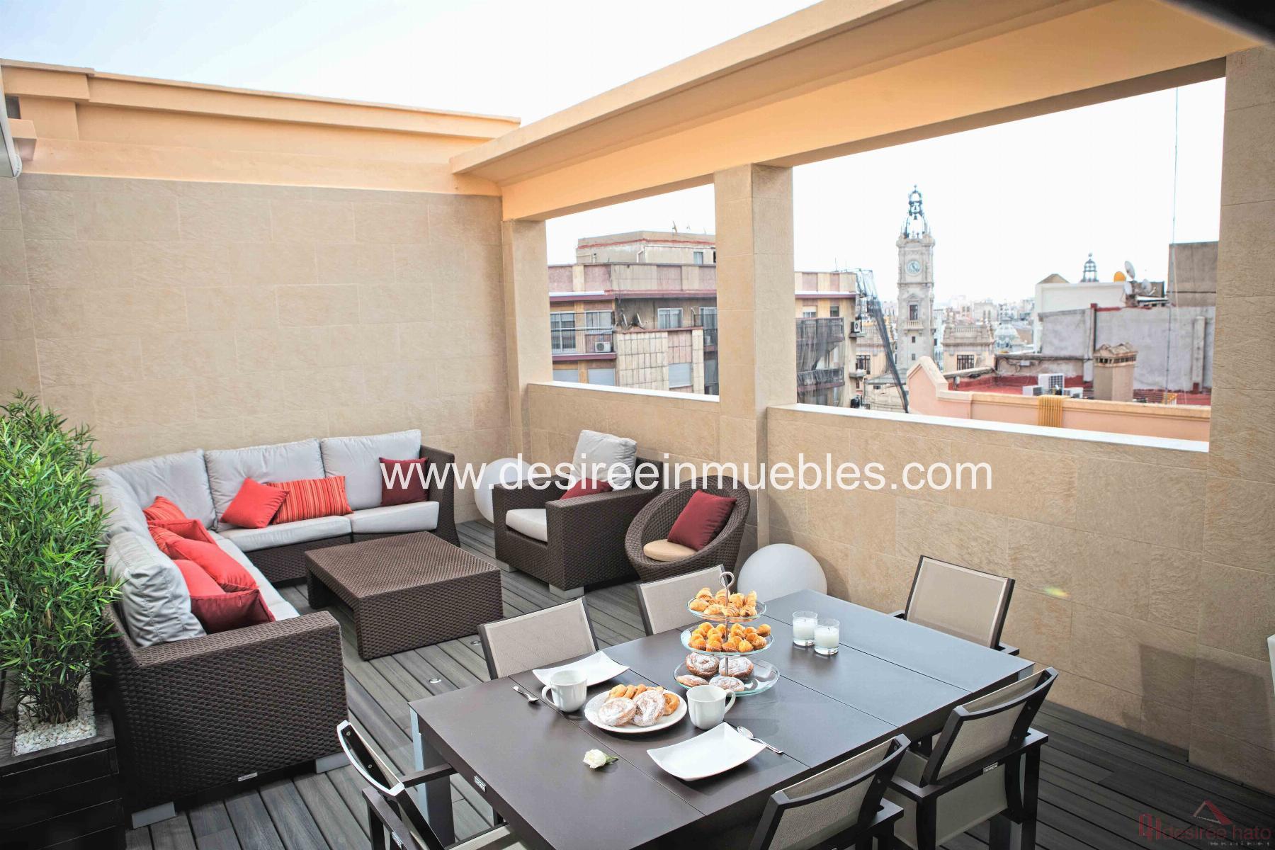 For rent of penthouse in Valencia