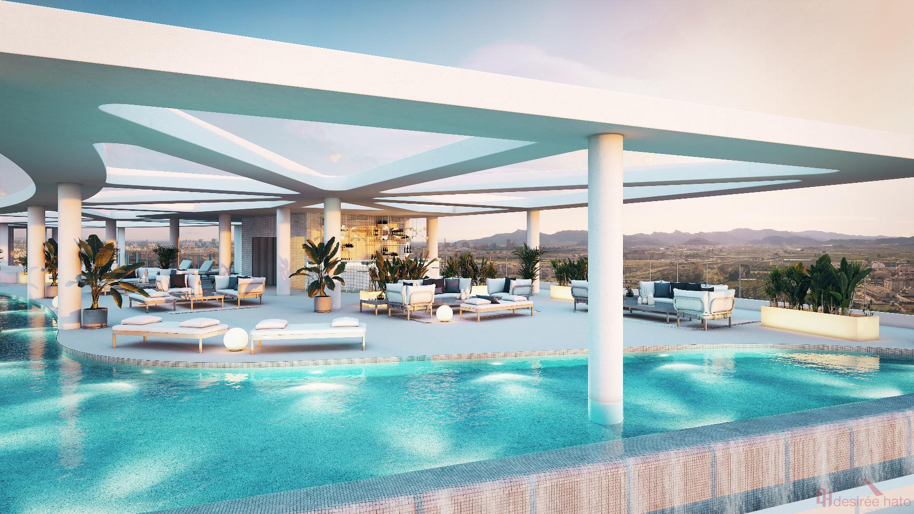 Til salg fra penthouse i Canet d En Berenguer