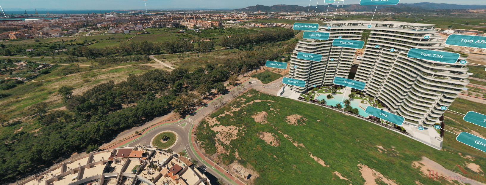 Til salg fra penthouse i Canet d En Berenguer