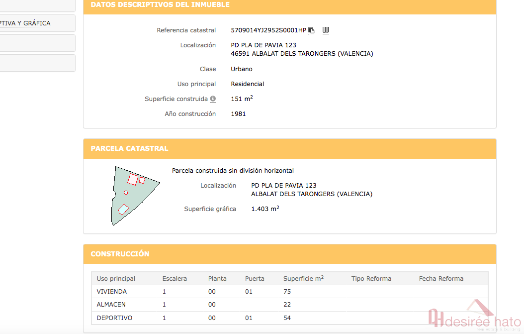 Venta de chalet en Albalat dels Tarongers