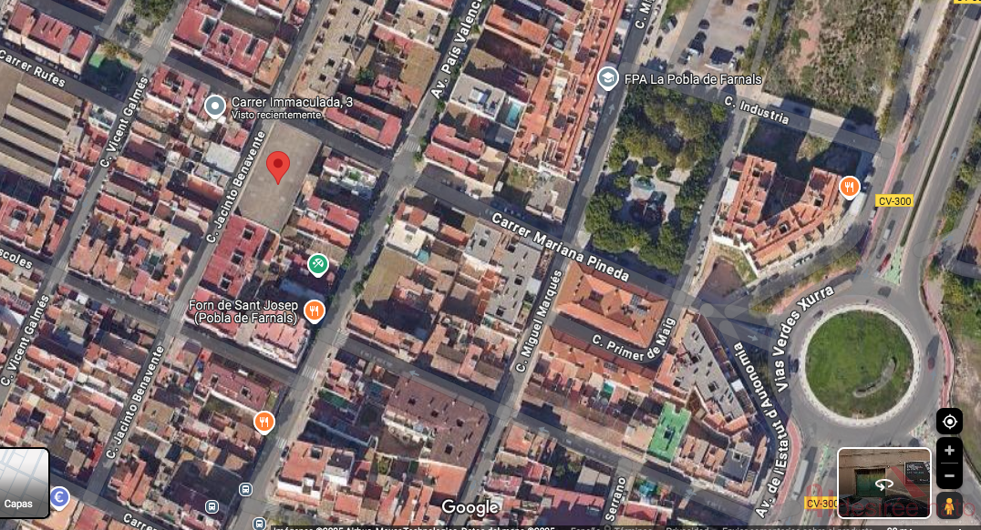 For sale of land in La Pobla de Farnals