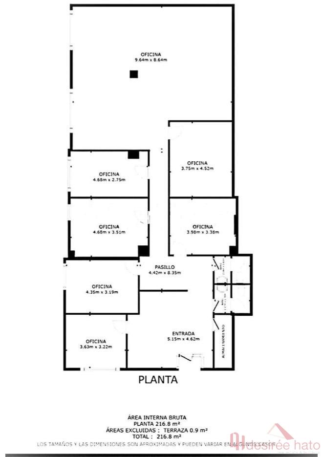 For rent of office in Valencia