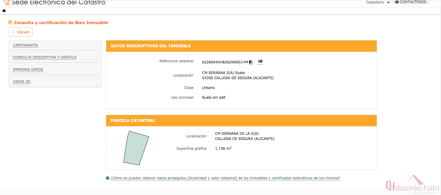 Venta de terreno en Callosa de Segura