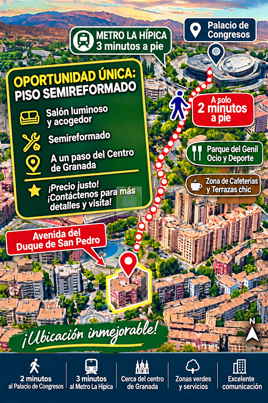 Venta de piso en Granada