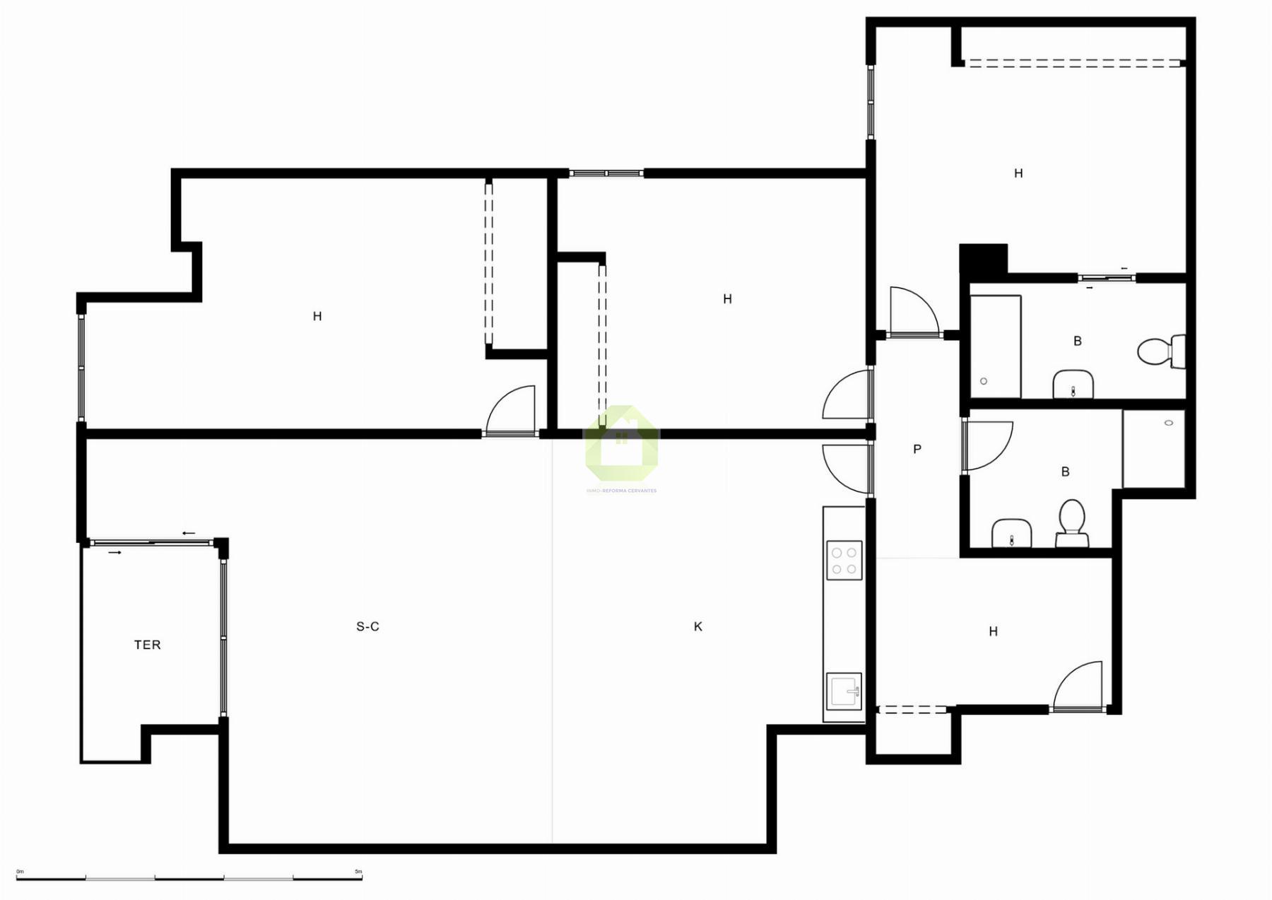 For sale of flat in Granada