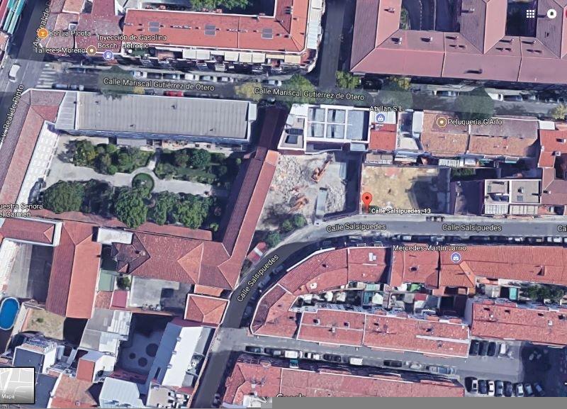 For sale of land in Madrid