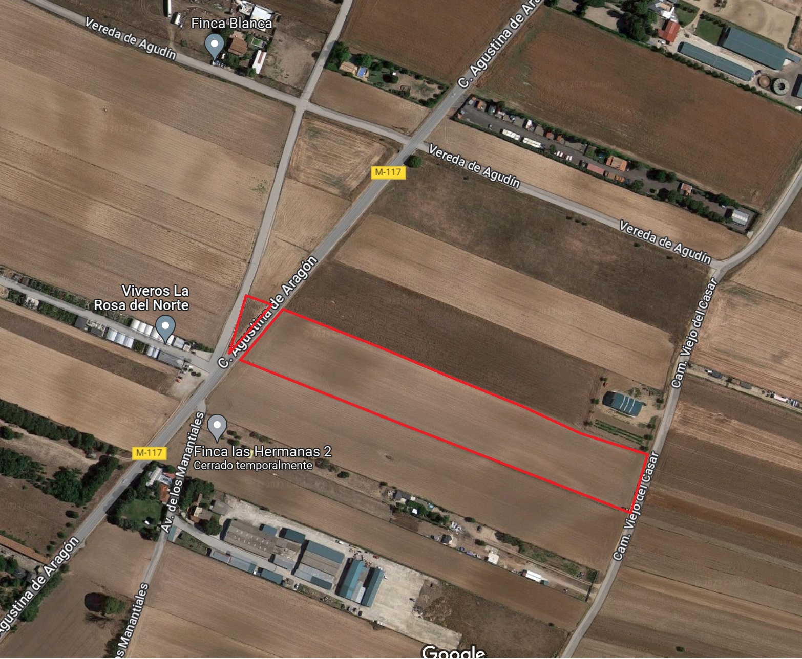 Venta de finca rústica en Fuente el Saz de Jarama