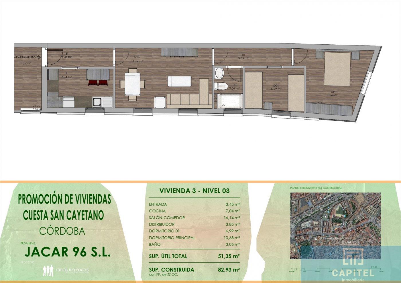 For sale of flat in Córdoba