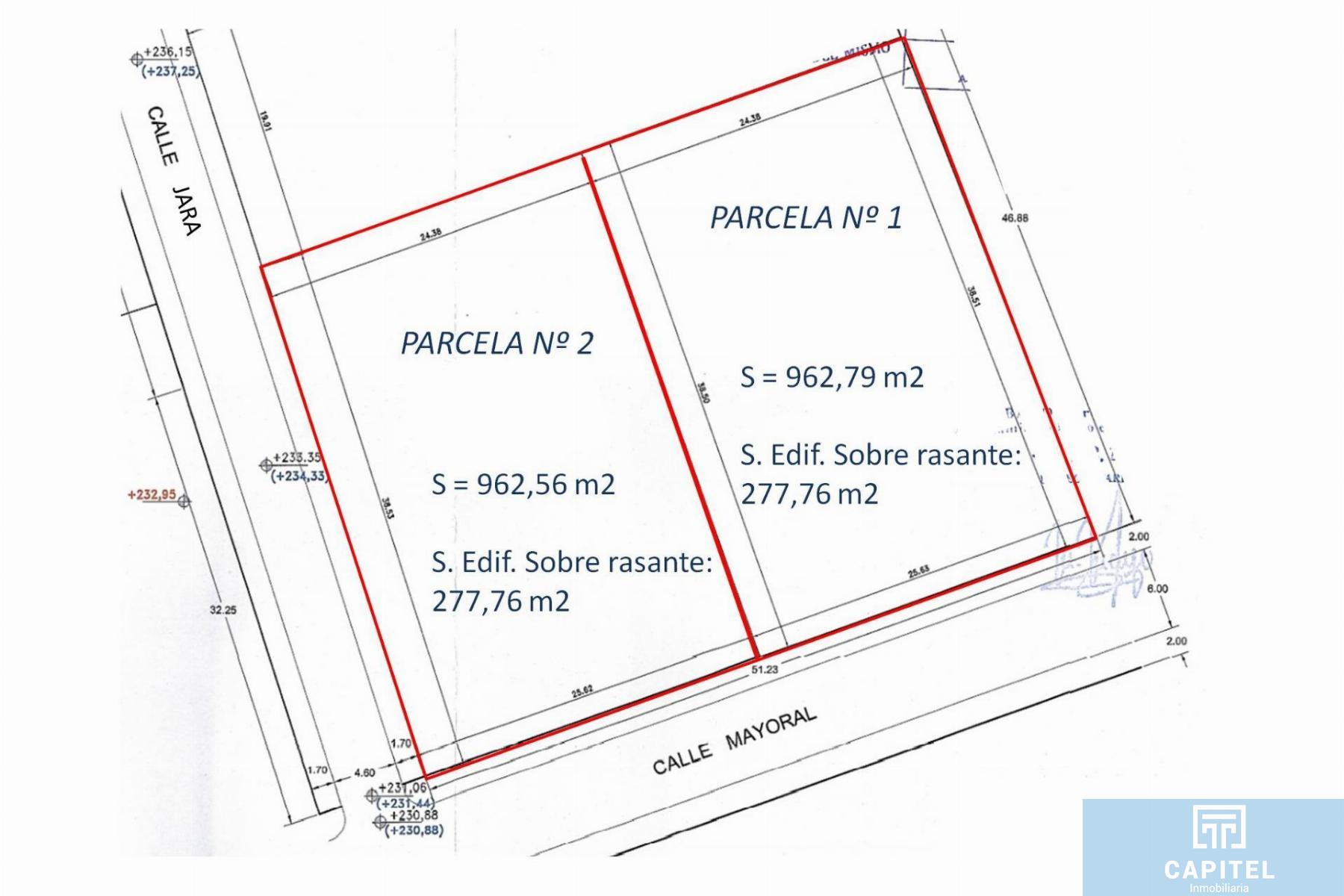 For sale of land in Córdoba