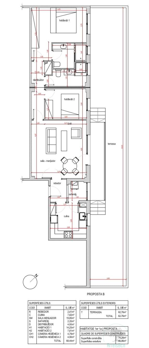 For rent of flat in Barcelona