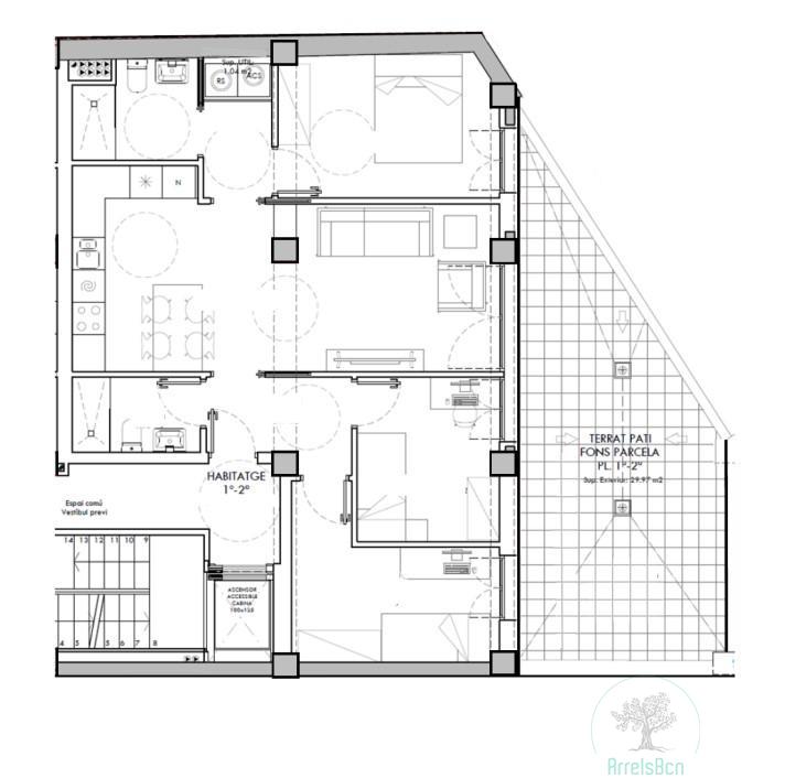 For sale of flat in Barcelona