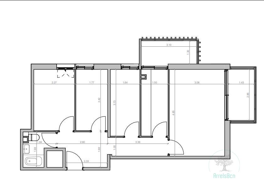 For sale of flat in Barcelona